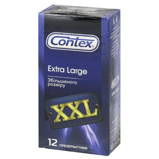 Презервативи латексні Контекс (Contex Еxtra large) №12